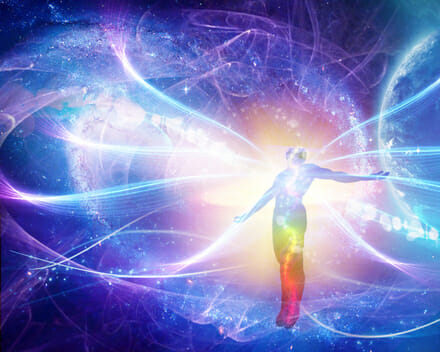 Psychic contact and travel with higher dimensional entities