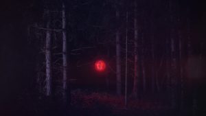 Red Glowing Sphere that hovered over the Forest
